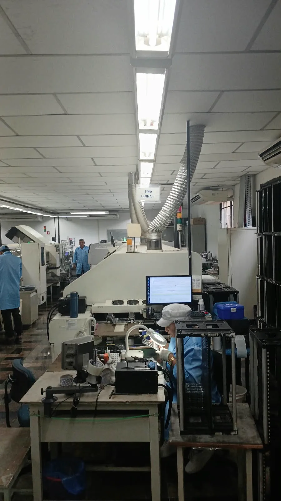 Operação de produção da GSI